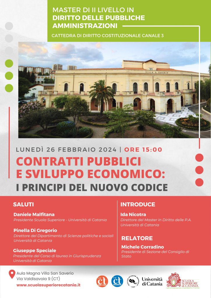 Contratti pubblici e sviluppo economicio: i principi del nuovo codice - Michele Corradino