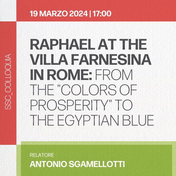 Raphael at the Villa Farnesina in Rome: from the “Colors of Prosperity” to the Egyptian Blue