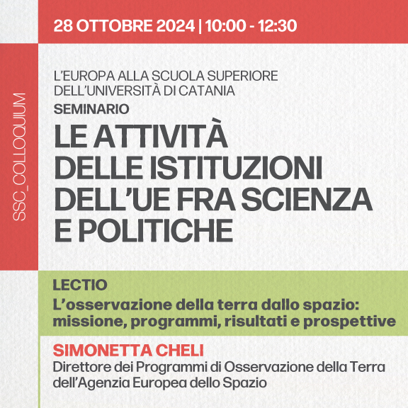 Le attività delle istituzioni dell’UE fra scienza e politiche