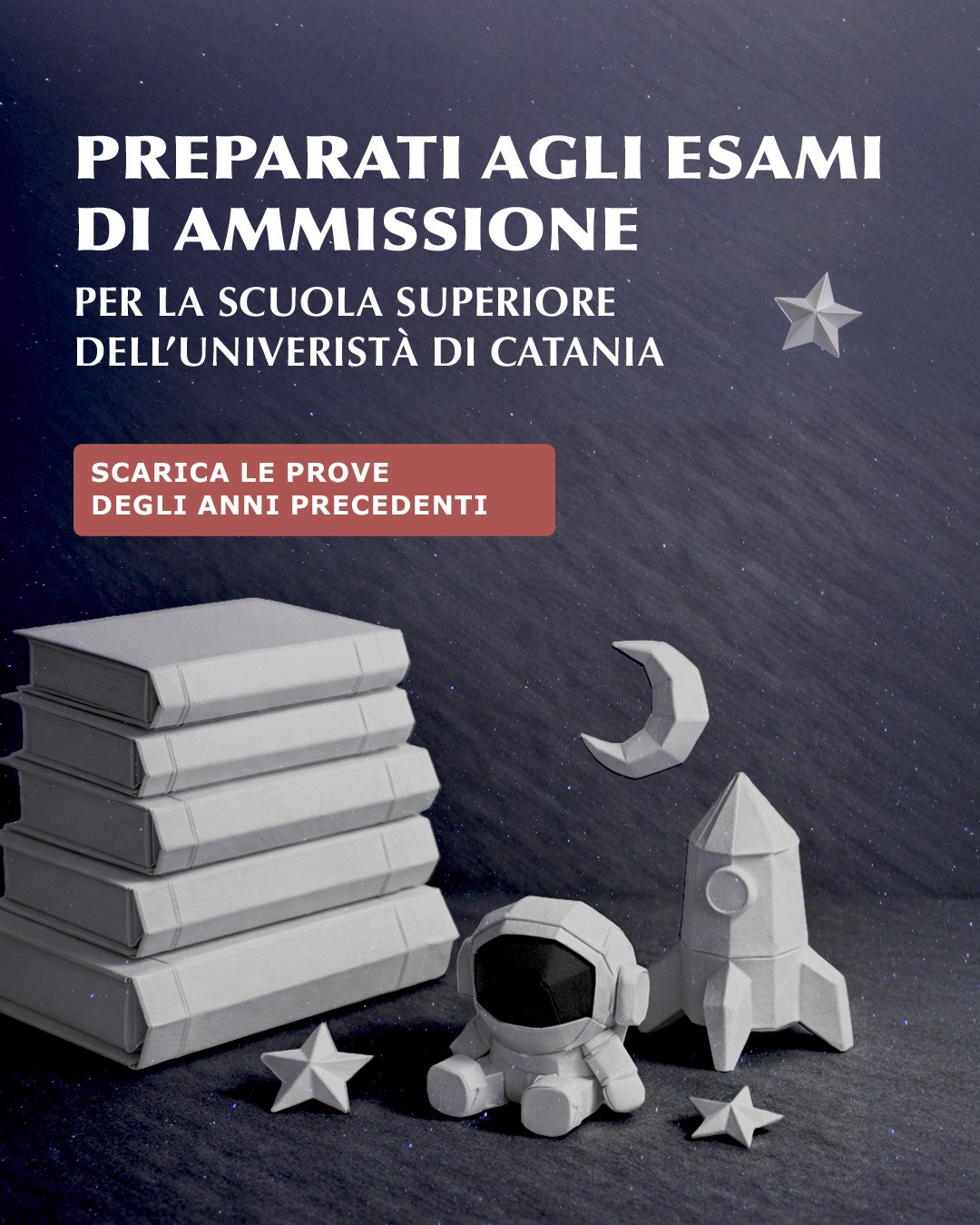 Preparati agli esami di ammissione, scarica nella pagina le prove degli scorsi anni.